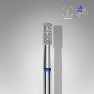 Stalkes Εργαλείο τροχού Diamond nail drill bit, "cylinder", blue, head diameter 2.5 mm/ working part 6 mm