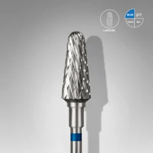 Staleks Εργαλείο τροχού Carbide drill bit, "frustum", blue, head diameter 6 mm/ working part 14 mm